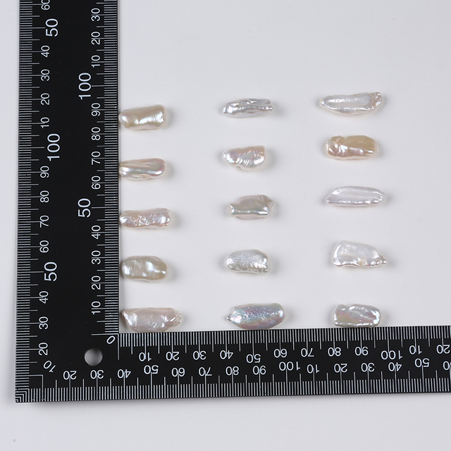 Hot Selling No Hole Biwa Pearl for Necklace Design