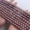 10-12mm Natural Purple Color Round Edison Pearl for Graduated Necklace
