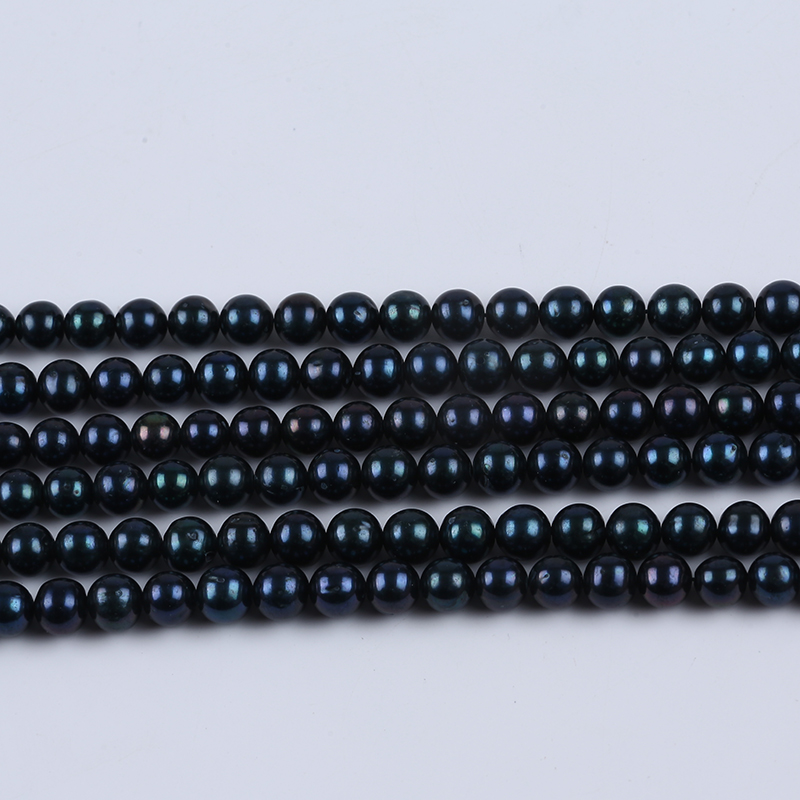black color round pearl