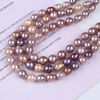 10-14mm Natural Purple Color Edison Pearl Strand for Necklace