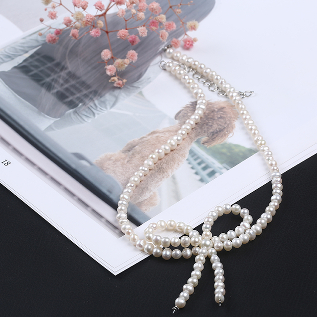 Wholesale Price Freshwater Pearl Short Choker Necklace for Women