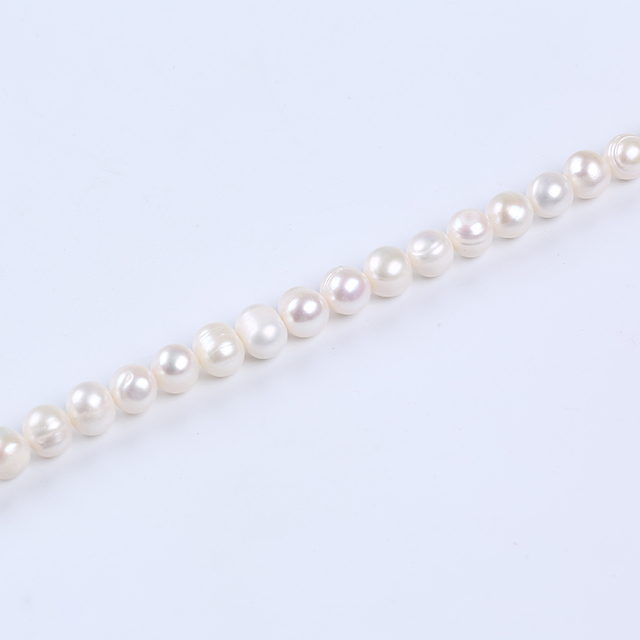 9-10mm Natural Real Fresh Water Potato Pearl for Jewelry