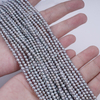 3-3.5mm strong luster near round grey Freshwater loose Pearl for Jewelry Making,10-12mm