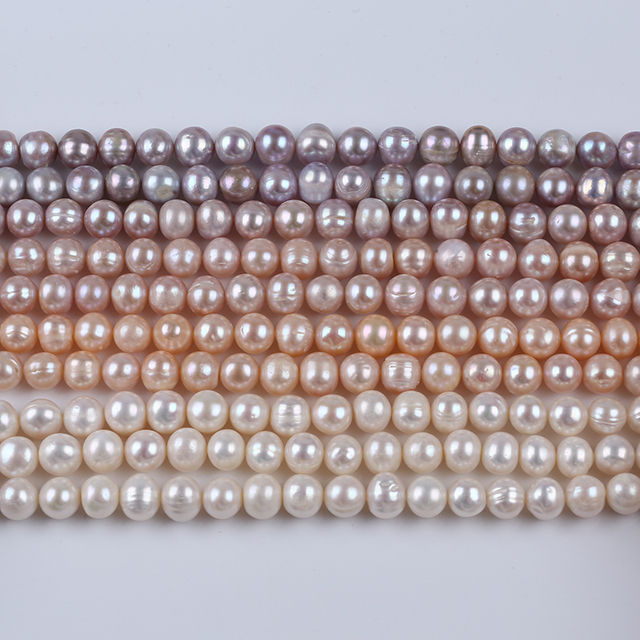 11-12mm Potato Shape Freshwater Pearl Factory Wholesale Price for Women Necklace