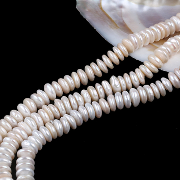 12-13mm centre drilled hole coin pearl string