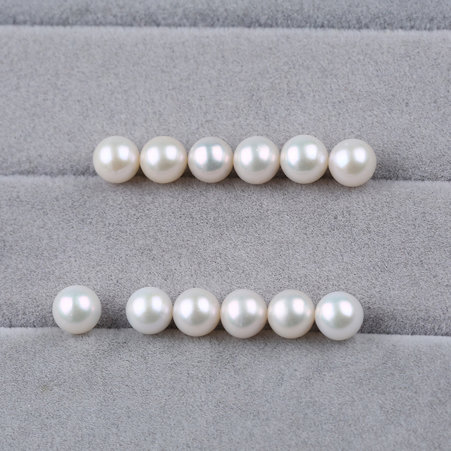 6-6.5mm Natural Freshwater Round Pearl for Earrings