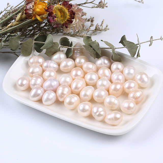 11-13mm Big Size Cheap Drop Pearl with Circle For Earrings Making