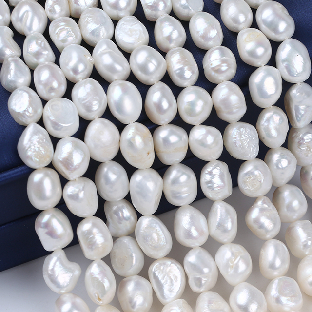9-10mm Rare Natural Freshwatear Baroque Pearl Strand for Ladies