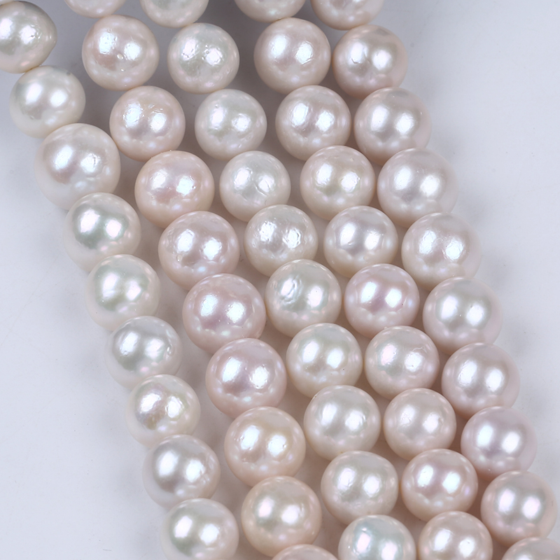 11-14mm Natural White Genuine Edison Pearl for Classic Necklace
