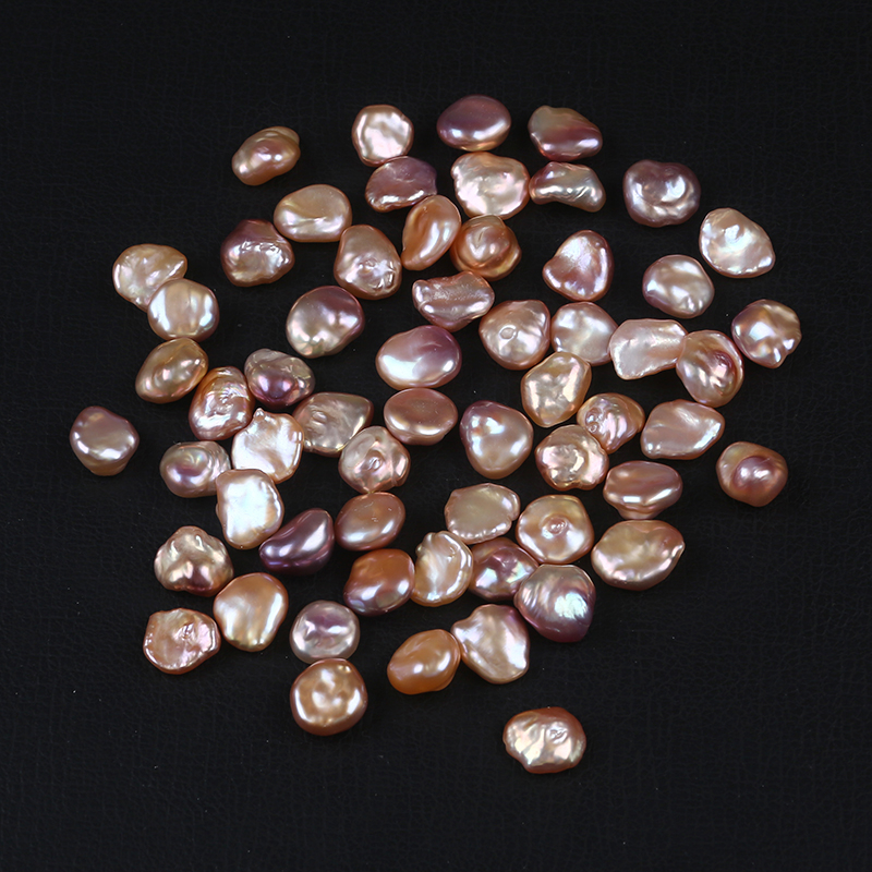 Natural Pink Purple Color Keshi Pearl Loose Bead for Jewelry Design