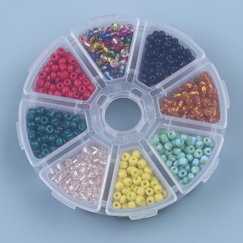 multi color seed bead