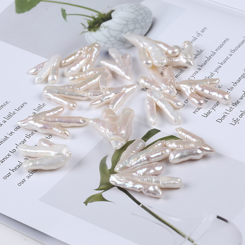 Fashion Jewelry Genuine Freshwater Irregular Pearl for White Pendant