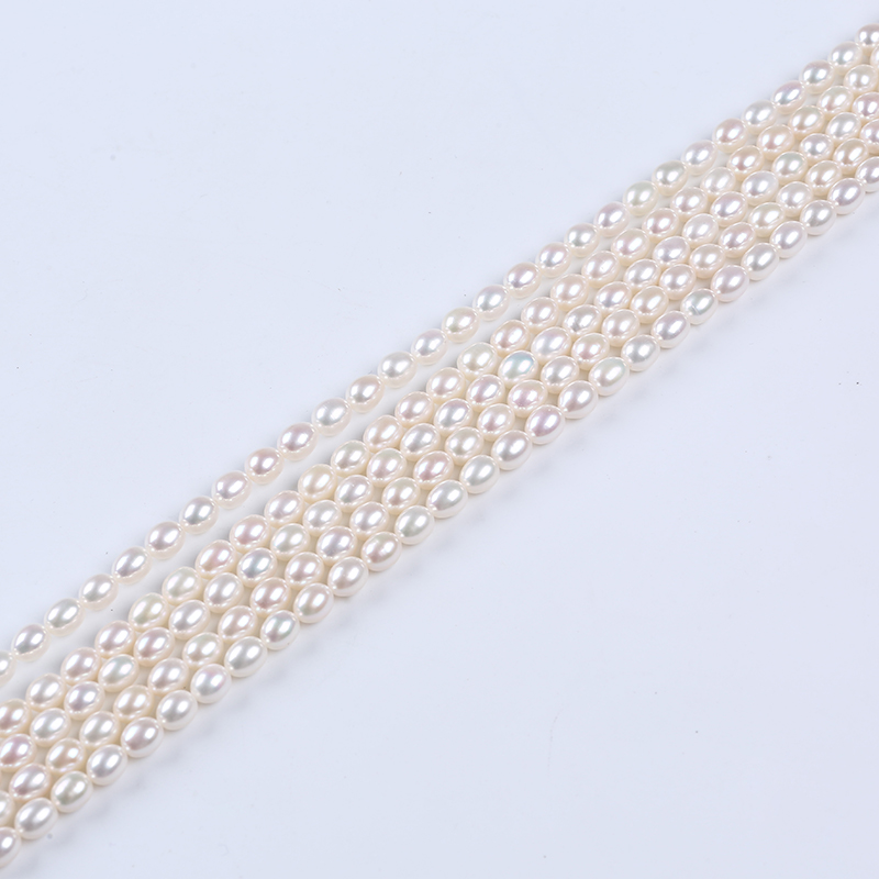 6-7mm AAA High Quality Rice Pearl For Necklace