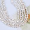 6-8mm Natural White freshwater Keshi Pearl for Jewelry Making