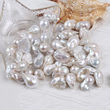 18-22mm Big Size Sparking Baroque Pearl No Hole Pearl for Decor