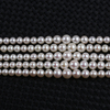 3.5-9.5mm high quality round shape graduated size pearl strand