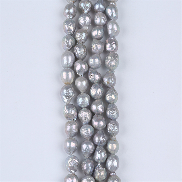 Pearl Factory Wholesale 10-13mm Grey Color Edison Pearl