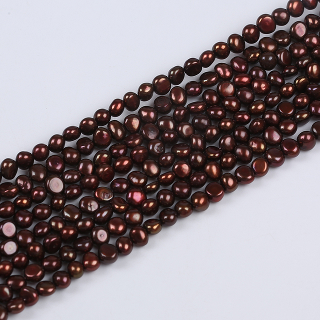 5-6mm Dyed Color New Style Baroque Pearl for Fashion Jewelry Making