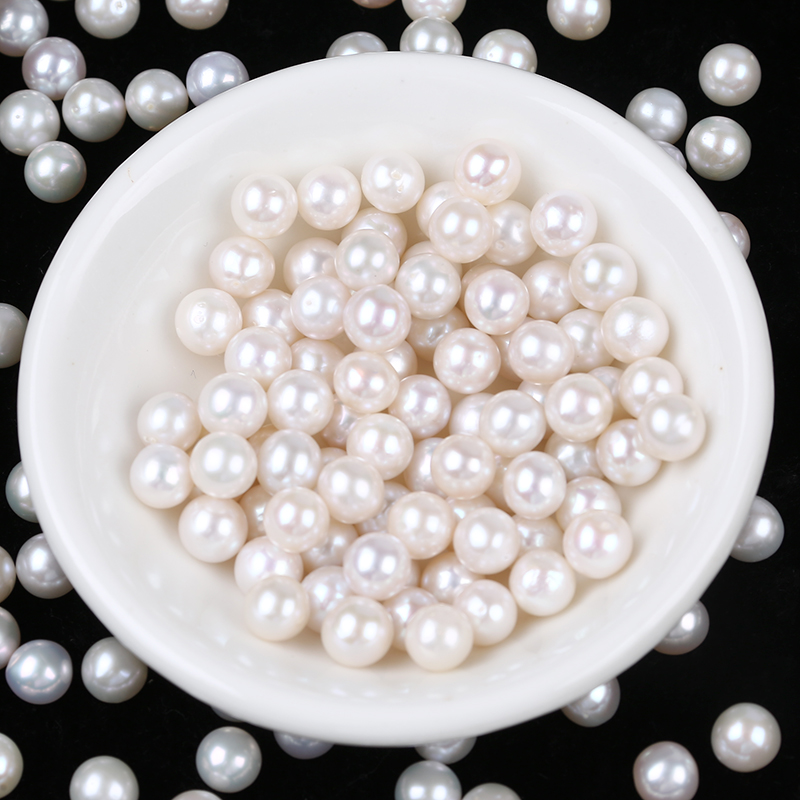 Factory Wholesale 6-7mm Cheap Round Pearl Loose Bead for Jewelry
