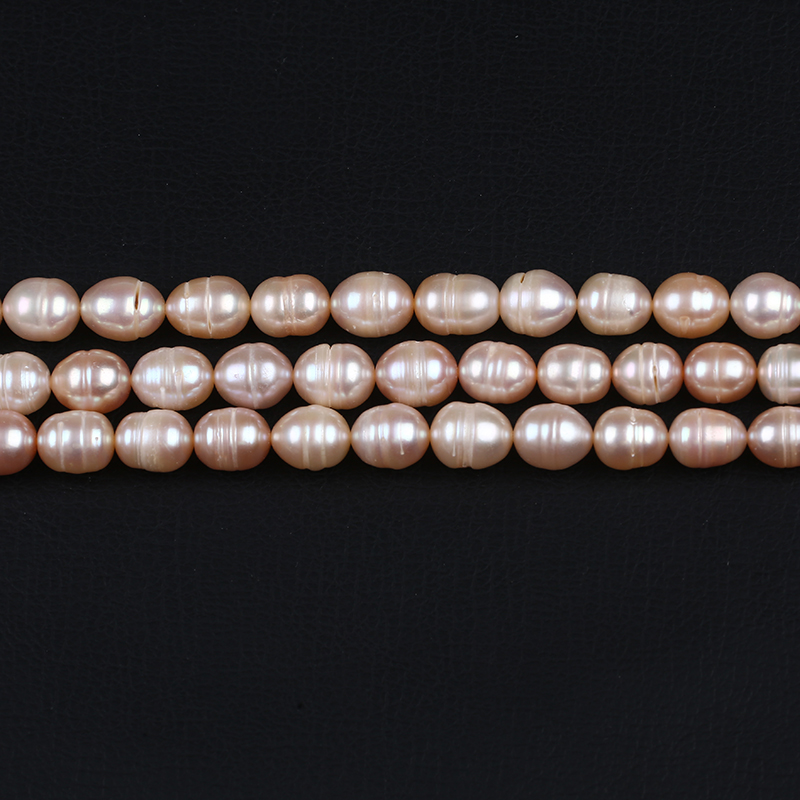 8-9mm Hot Selling Natural Multicolor Rice Pearl for Multi Necklaces