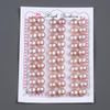 Cultured Freshwater Pearl Button Shape Pearl for Stud Earring