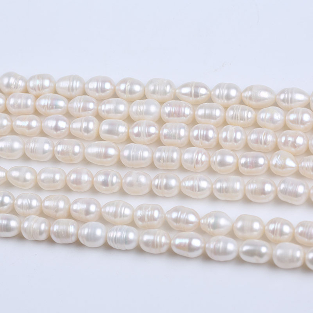 Classic Genuine 8-9mm Freshwater Rice Pearl for DIY